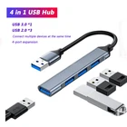 USB-концентратор 3,0, 2,0, 4 порта, мульти-USB, 4 в 1, адаптер, док-станция для Macbook Pro, iPad Air, ноутбука, Lenovo, Huawei, Iphone, Тип C, 3,0, разветвитель