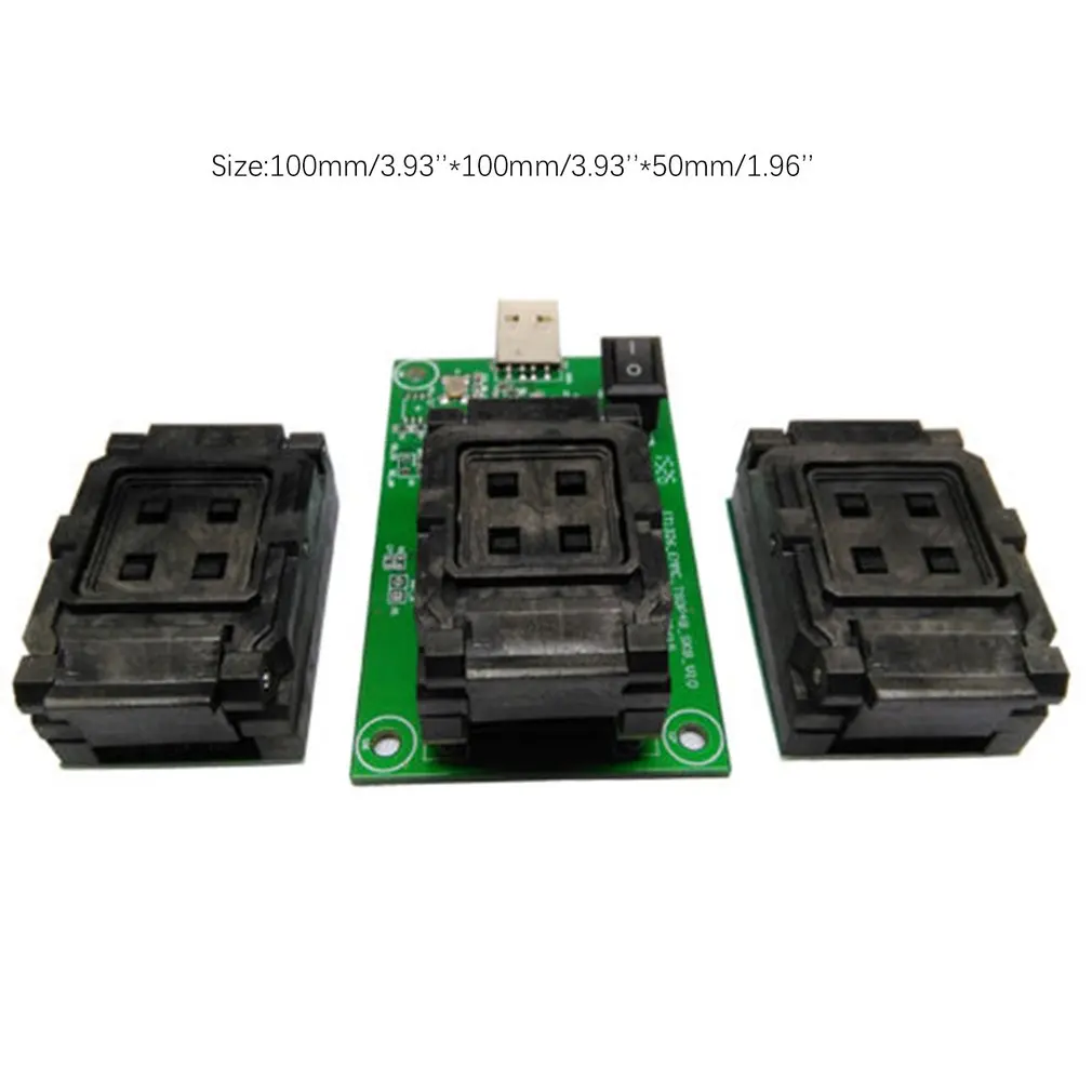 EMMC EMCP программист тестовая розетка микросхемы 3 в 1 взаимный обмен данными между