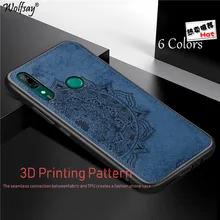 Cotton Fabric Case For Huawei Honor 9X Case Cloth Magnetic Silicone Bumper Case For Honor 9X STK-LX1 Cover Honor 9X Premium Case