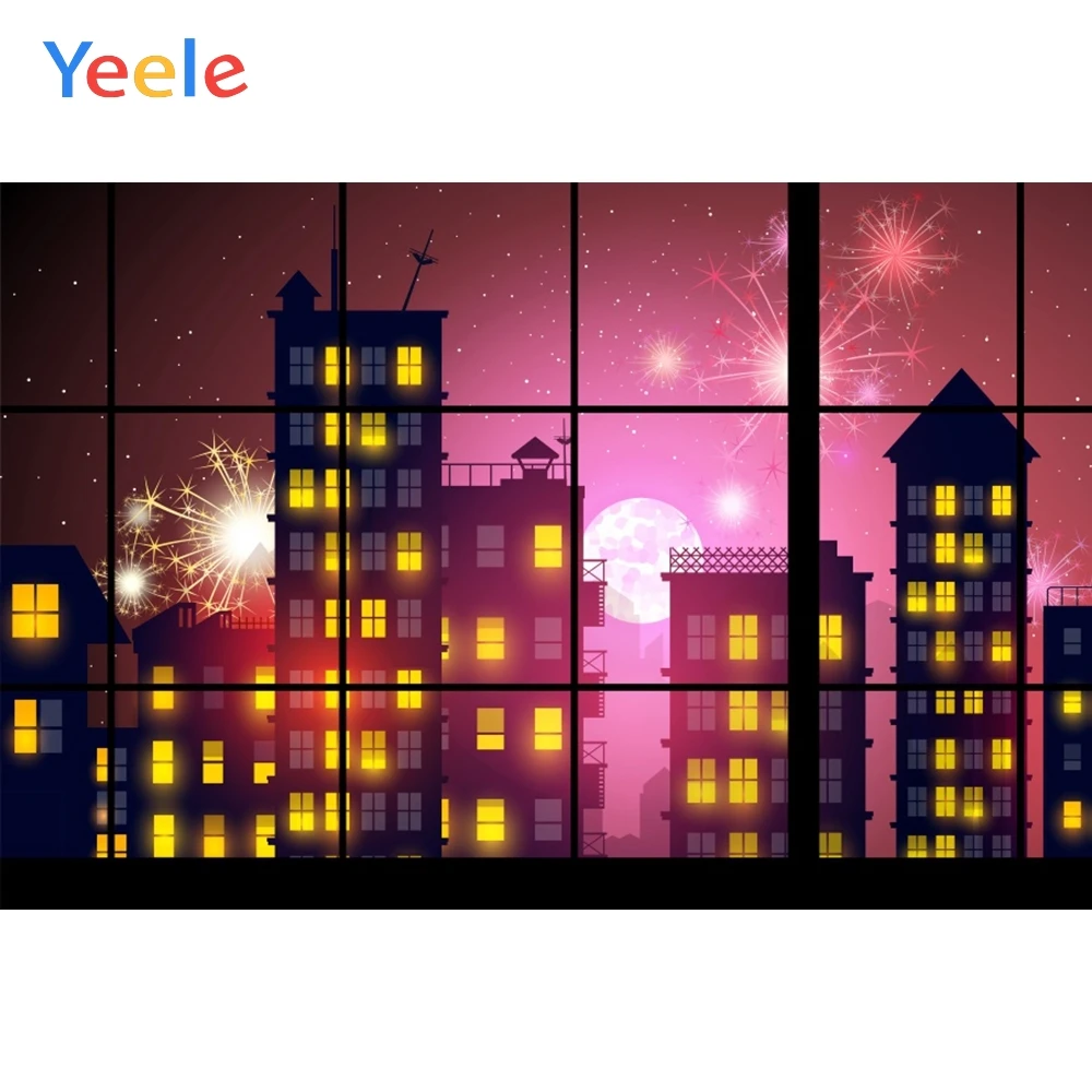 

Yeele фотозона для детского строительства, ночной Светильник Bokeh, супер постер, фотографии фоны для фотографий, фон для фотосъемки