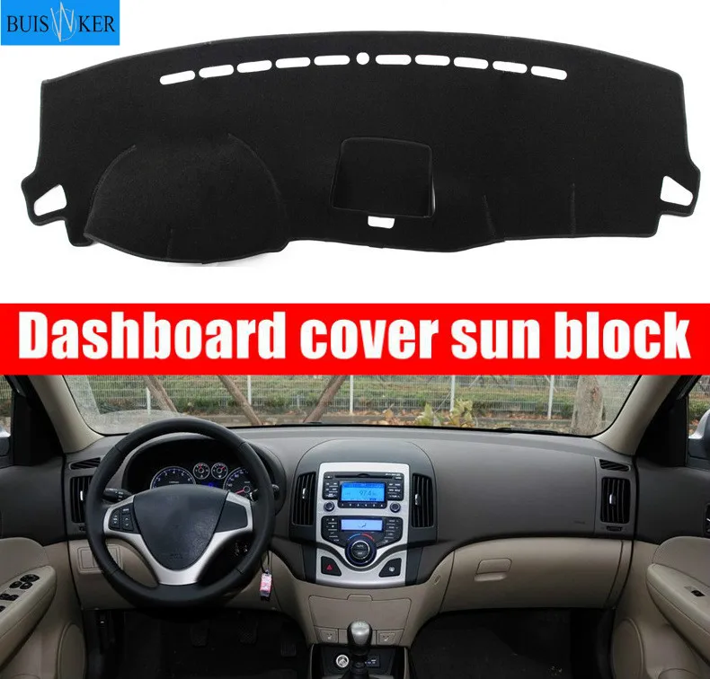 

Внутренняя крышка приборной панели автомобиля для HYUNDAI I30 2010 2011 2012 2013 14-2017, коврик, ковер, солнцезащитный козырек, подходит для приборной панели