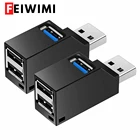 Usb-хаб USB 3,0 концентратор 2,0 Мульти USB разветвитель адаптер 3 Порты и разъёмы s Скорость мини несколько 3 хаб usb3.0 хаб порт USB Порты и разъёмы usb-хаб Эспандер для ПК