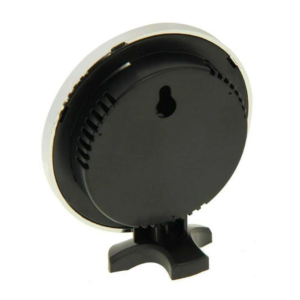 

Silver Thermometer 9x 7.5 x 4cm Round Gauge Meter Portable Temperature