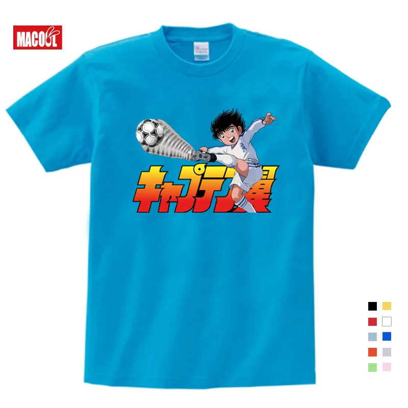 2020 אנימה קפטן צאבאסה T חולצה ילדי פנאי קצר שרוול חולצה ילד כדורגל תנועה חולצות עבור בני בנות בגדים