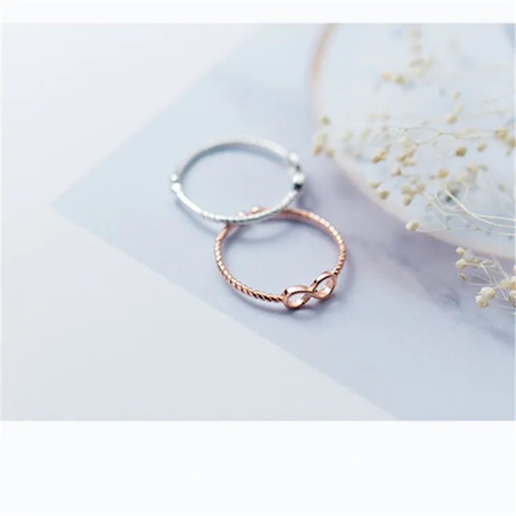 

Simple Design 925 Sterling Silver Cross Rings for Women Jewelry Adjustable Finger Ring Engagement Rings JZ451