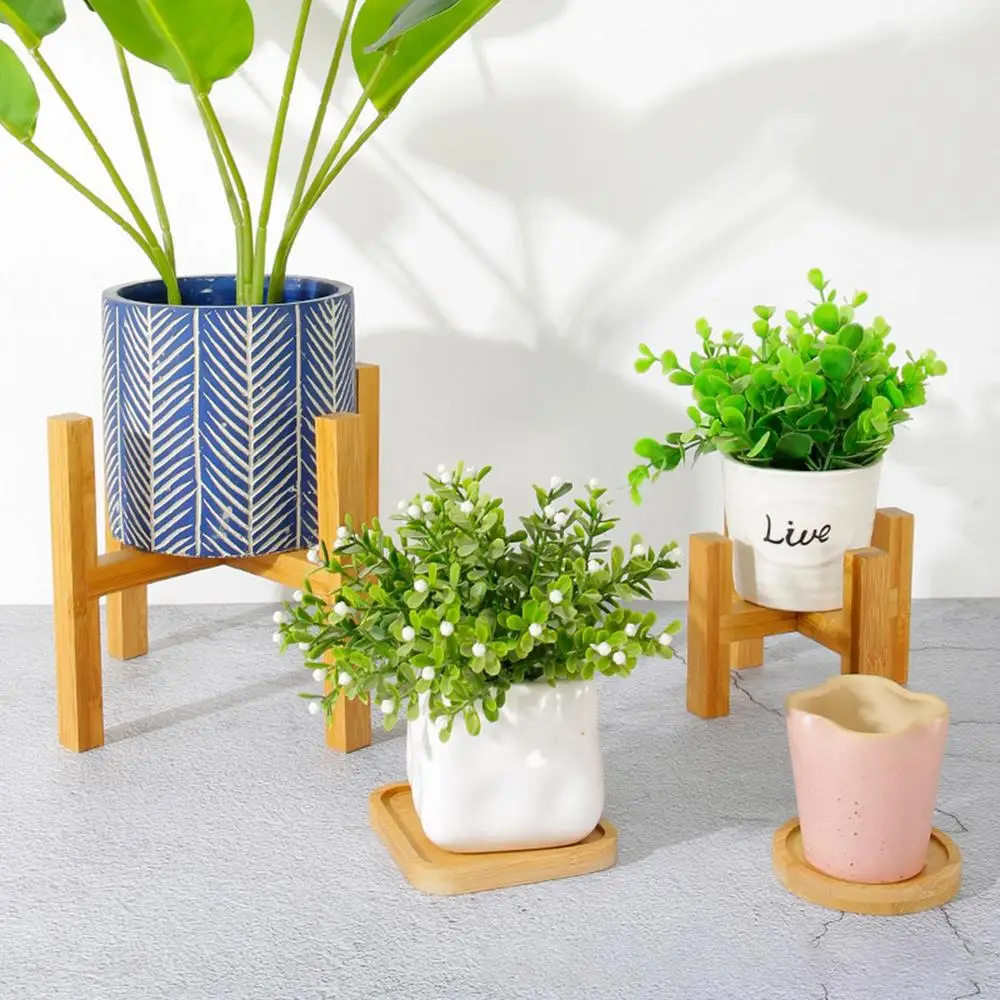 Стеллаж для сада и комнатного выращивания растений деревянная подставка прочный