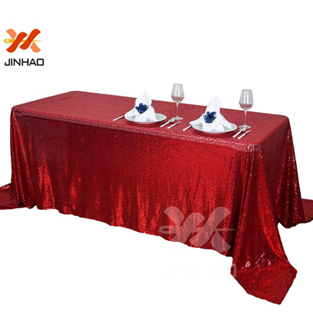 Скатерть из 100% полиэстера прямоугольная с блестками|Скатерти| |