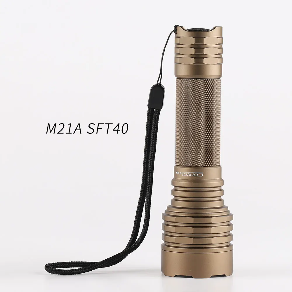 Convoy M21A с luminus SFT40 медная плата DTP внутреннее ar-покрытие защита от перегрева