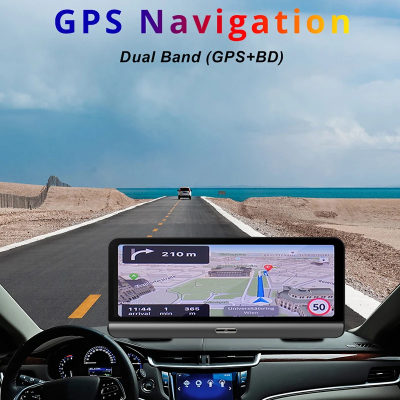 Видеорегистратор Bluavido автомобильный 8 дюймов 4G LTE Android GPS ADAS HD 1080P | Автомобили и
