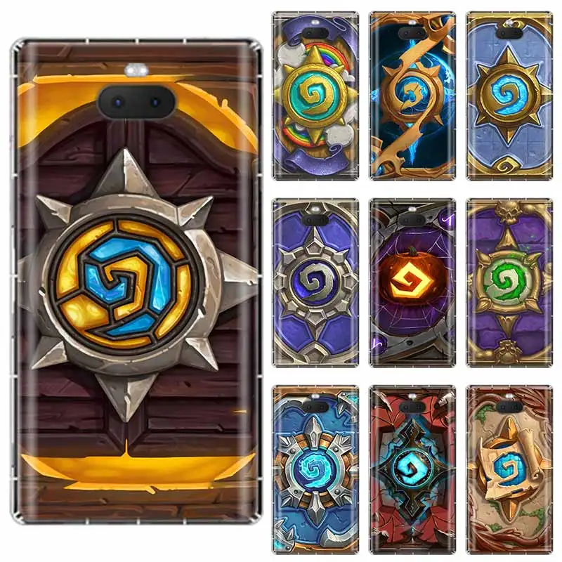 Прозрачный силиконовый чехол hearthston из ТПУ для Sony Xperia X XA XA1 XA2 XA3 XZ XZ1 XZ2 XZ3 XZ4 L1 L2 L3 Plus |