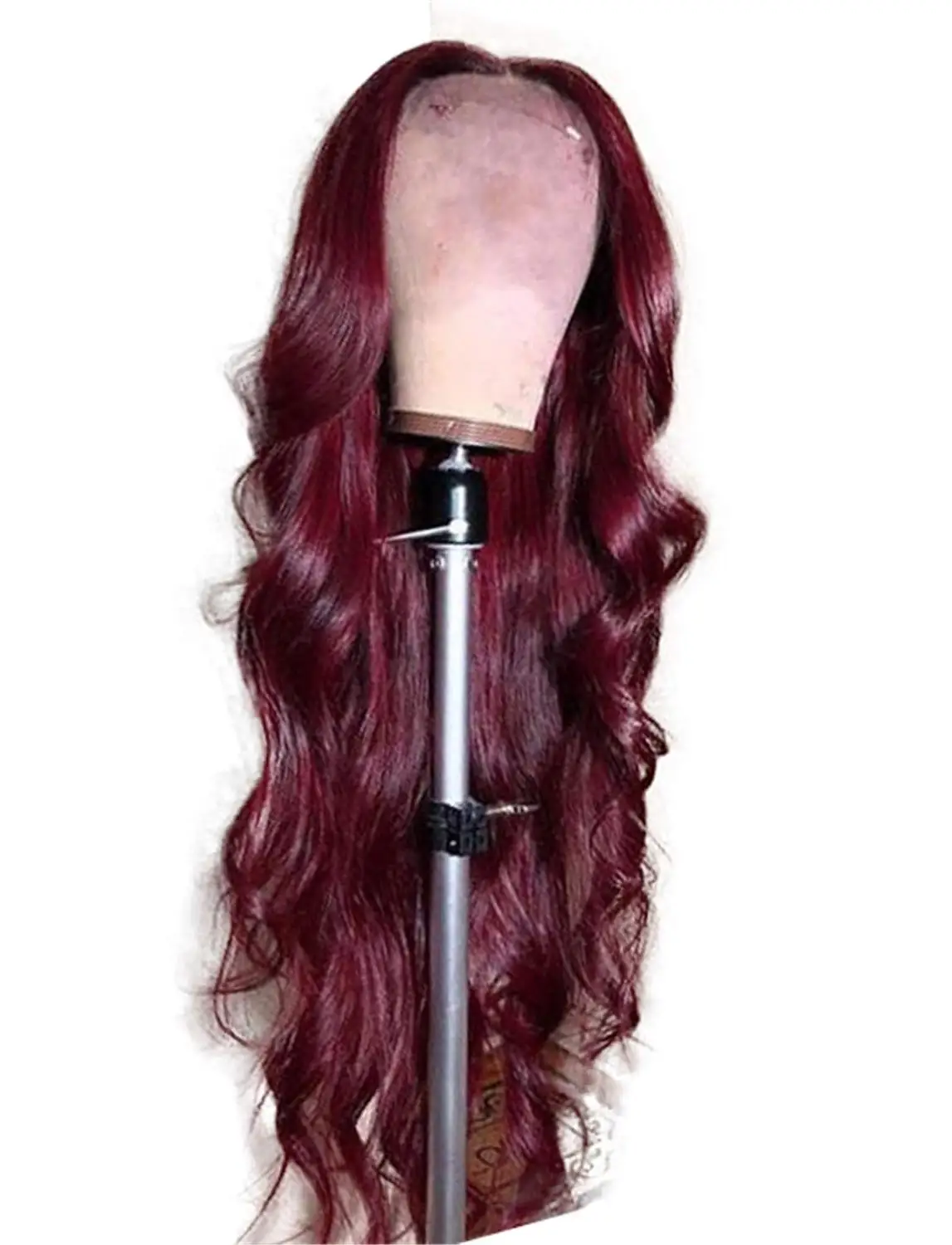 Парик из синтетических красных волос 26 дюймов волнистые термостойкие |