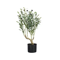 90cm60cm simulation green bonsai olive tree potted ornaments fake plant for home indoor hotel office artificial greening decor
