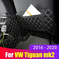 car seat back anti kick cushion pad rear seat anti dirty kick pad for volkswagen vw tiguan mk2 2016 2019 2018 2020 accessories