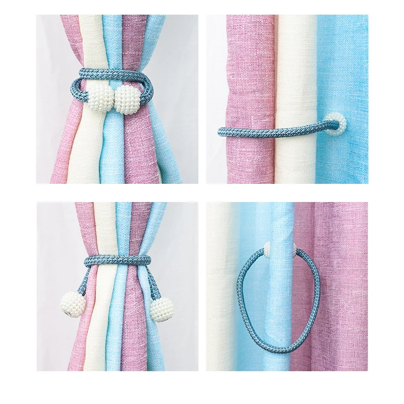 Жемчужный магнитный зажим для штор держатель занавесок подвешивания в форме