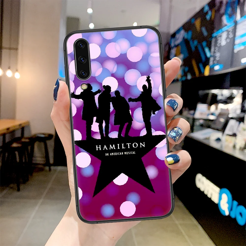 

Hamilton Musical Phone Case For Samsung Galaxy A 3 5 7 8 10 20 20E 21S 30 30S 40 50 51 70 71 black Funda Painting Back Luxury