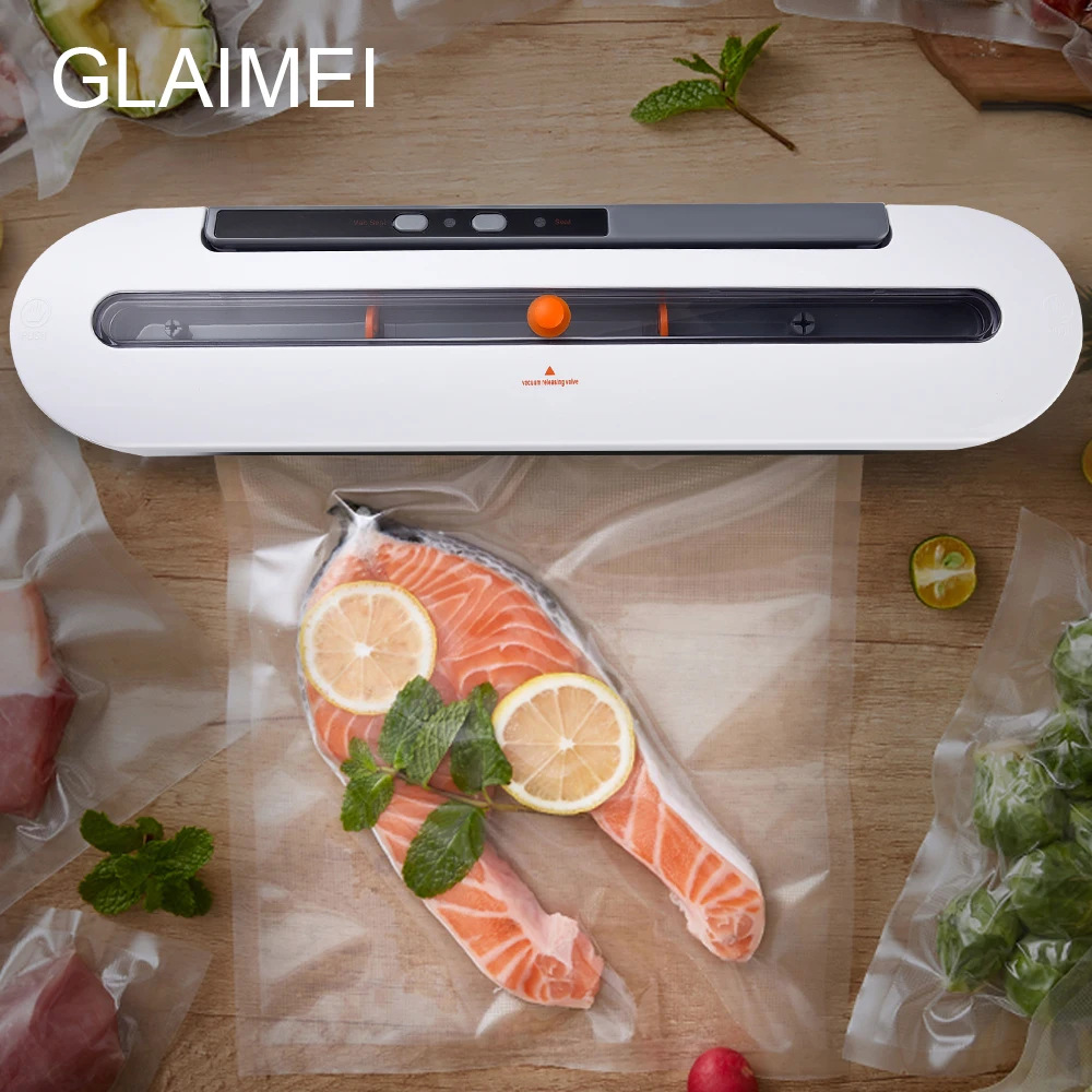 

Best Electric Vacuum Sealer Machine Automatic Food Vacuum With 10pcs Food Saver Bags Household Packaging Machine