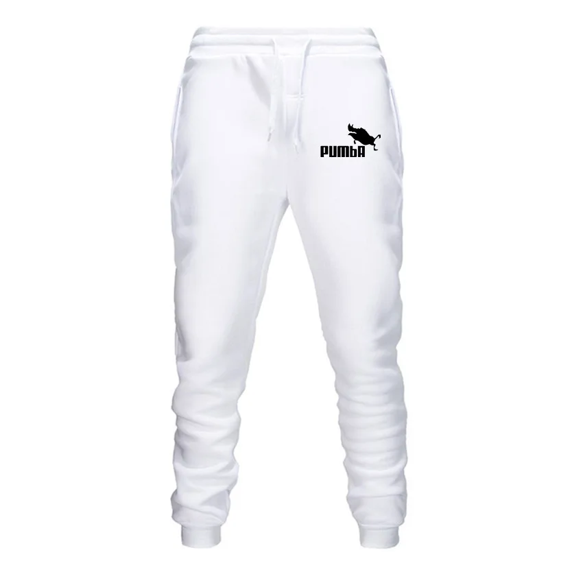 Брюки для бега мужские одноцветные штаны тренировок в тренажерном зале