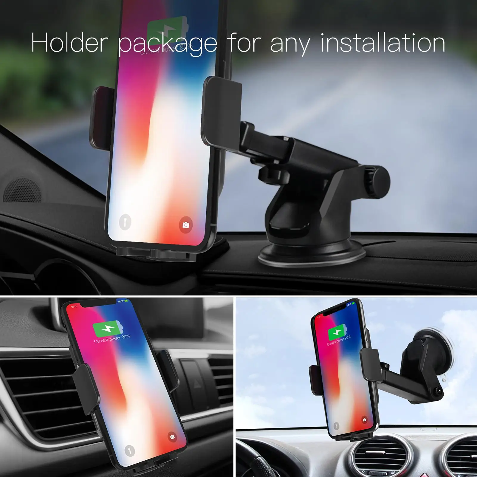 

JAKCOM CH2 Smart Wireless Car Charger Mount Holder better than luminaria de mesa a40 smartphone power bank case quick