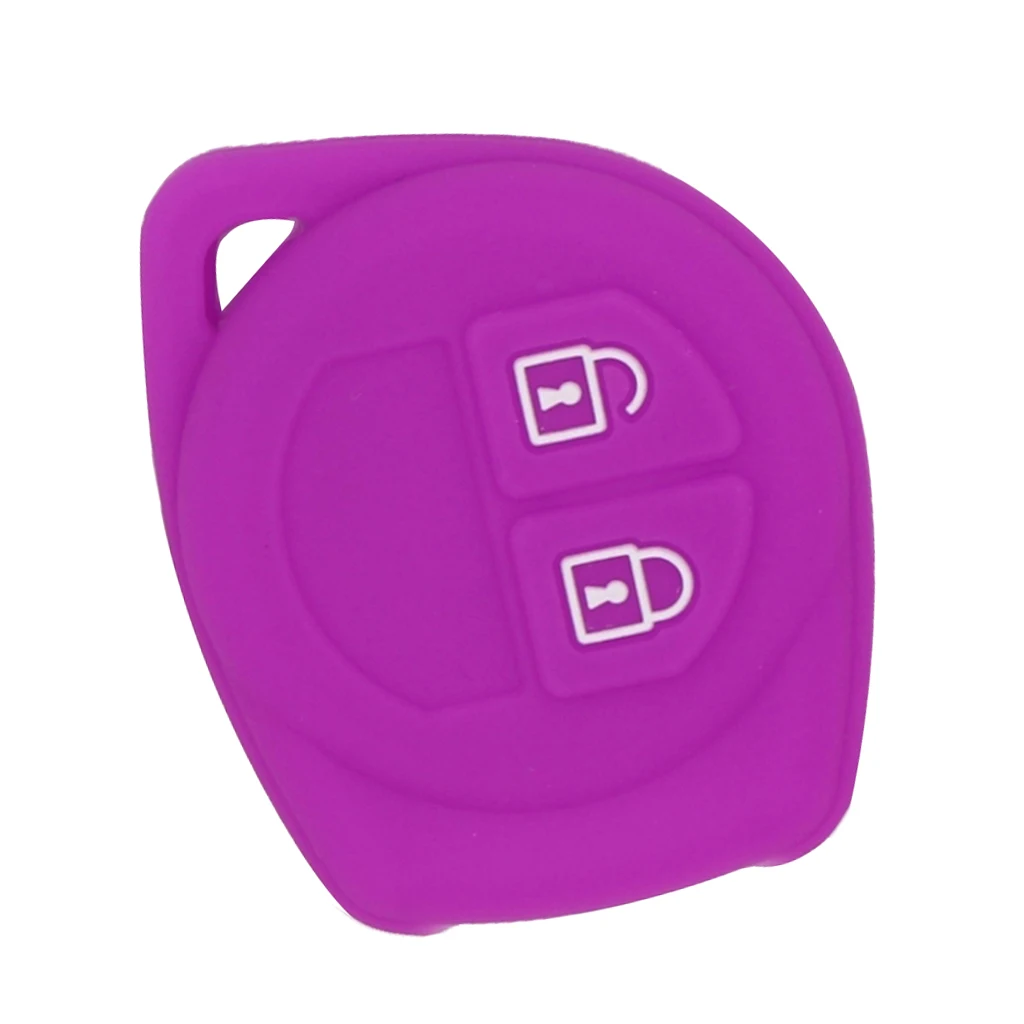 Silicone Protective Key Fob Case Cover Keyless Jacket Protector Holder Purple | Автомобили и мотоциклы