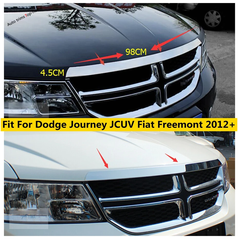Внешняя отделка Yimaautotrims из нержавеющей стали для Dodge Journey JCUV Fiat freeont 2012 2019 передняя