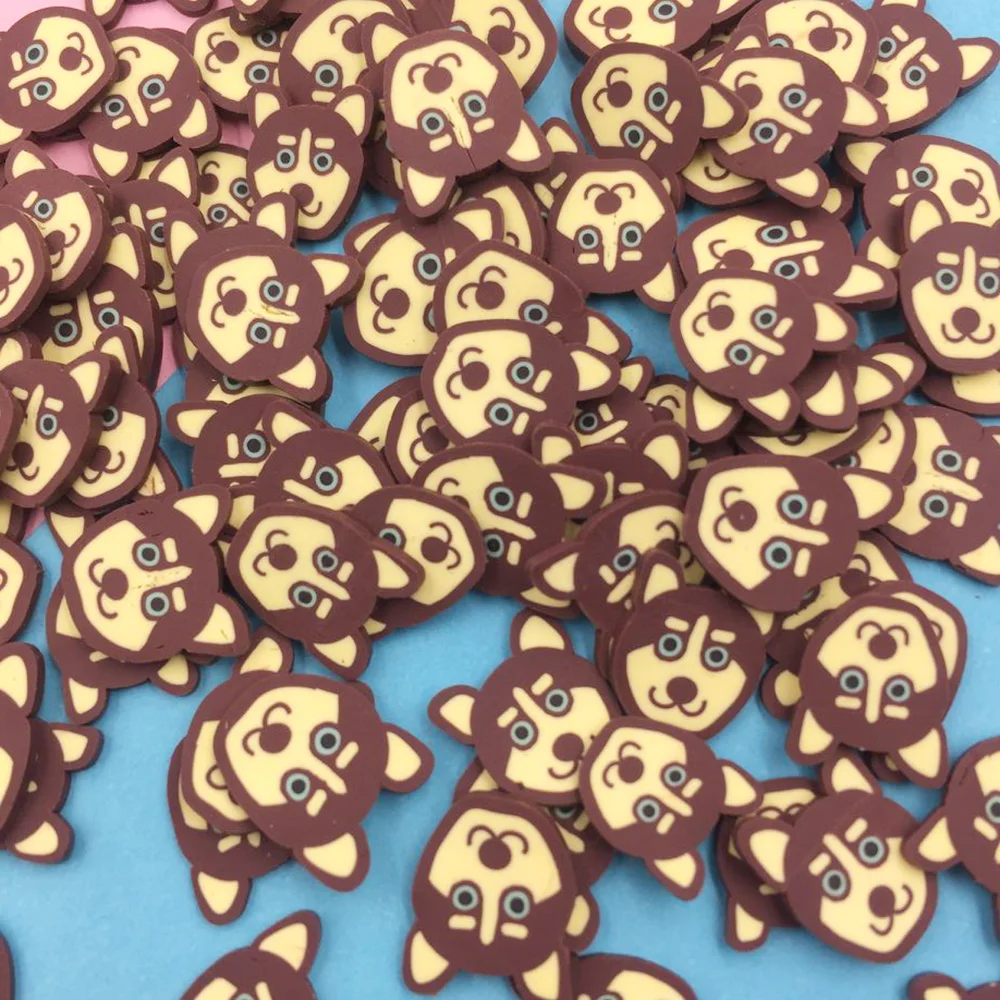 Полимерная Горячая глина 50 г рисунок мультяшная собака рыба обезьяна сыр бургеры