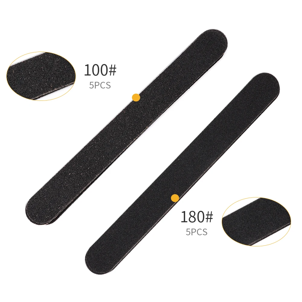 10 шт. сменная Песочная бумага двусторонний Маникюр пилка для ногтей средство