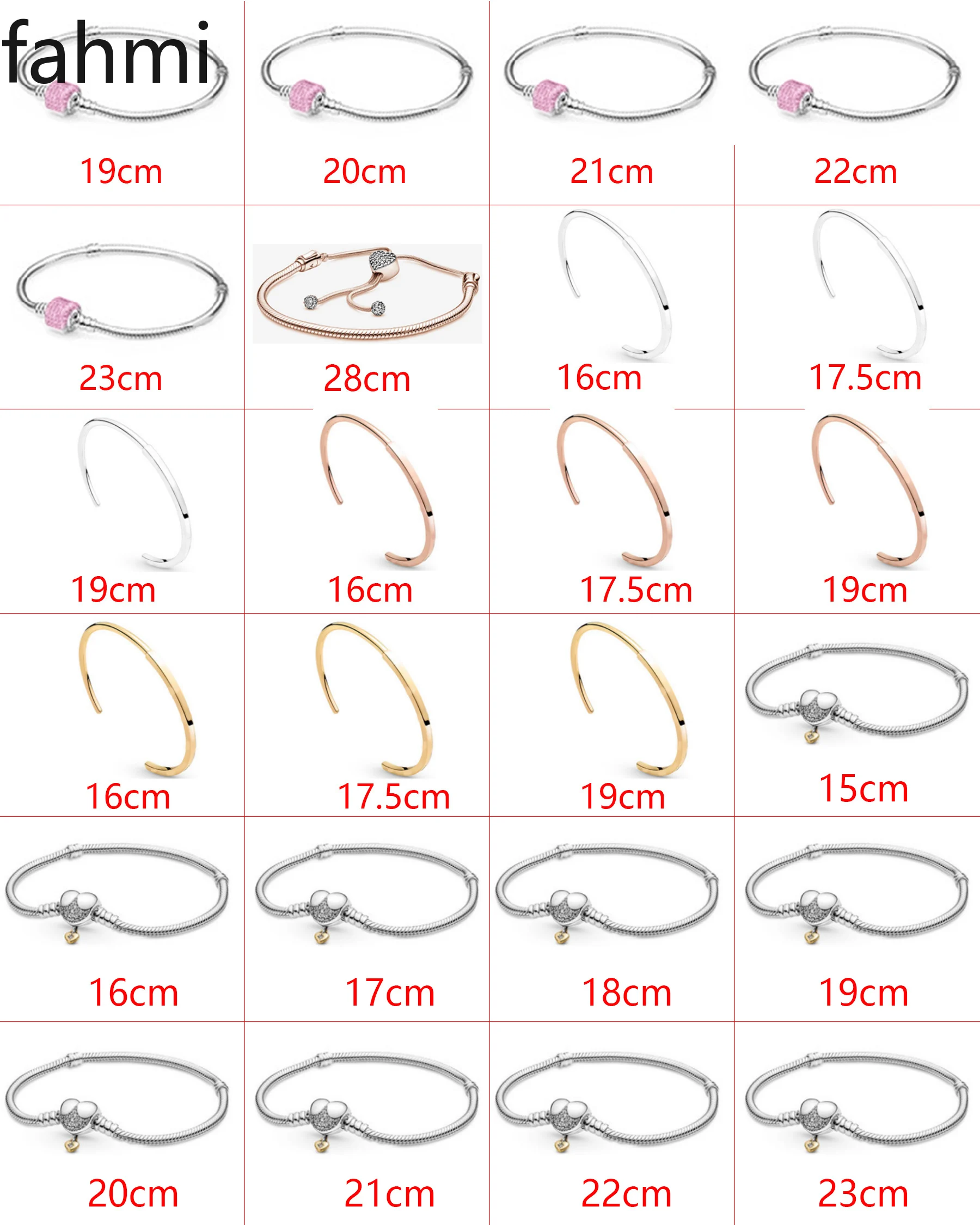 

Модный креативный простой браслет Fahmi из стерлингового серебра 925 пробы с героями мультфильмов «сделай сам», ювелирные изделия, Прямая прод...