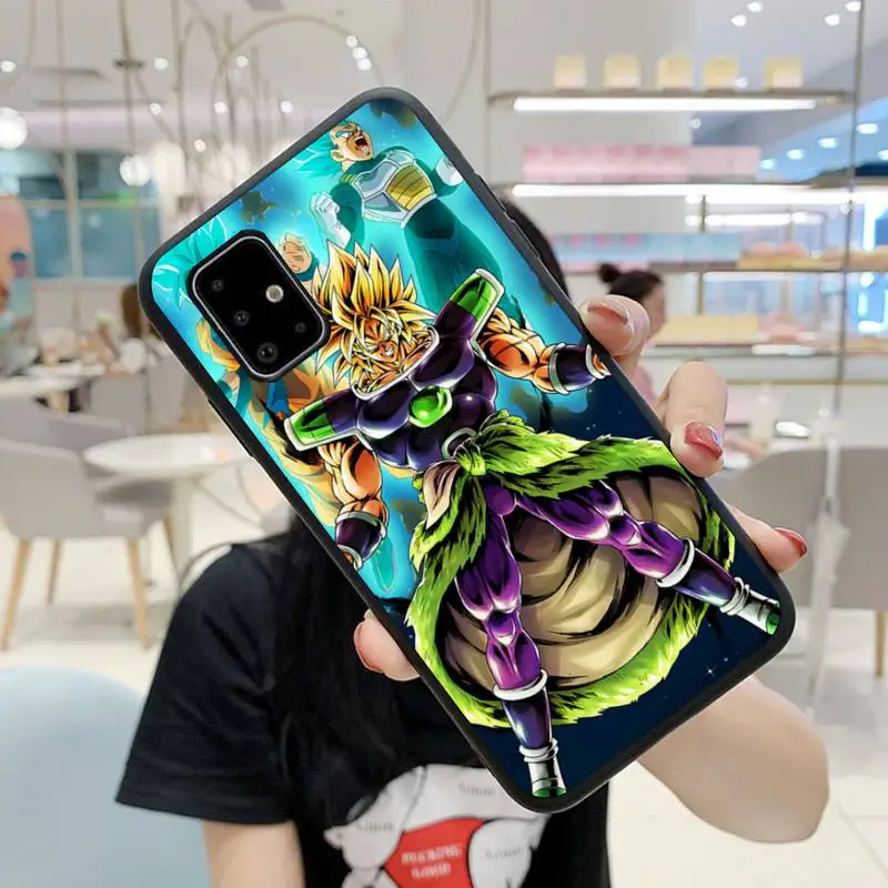 

Broly Super Anime Phone Case For Samsung S5 S6 S7 S8 S9 S10 S20 S21 Edge Plus E Fe Lite Cover