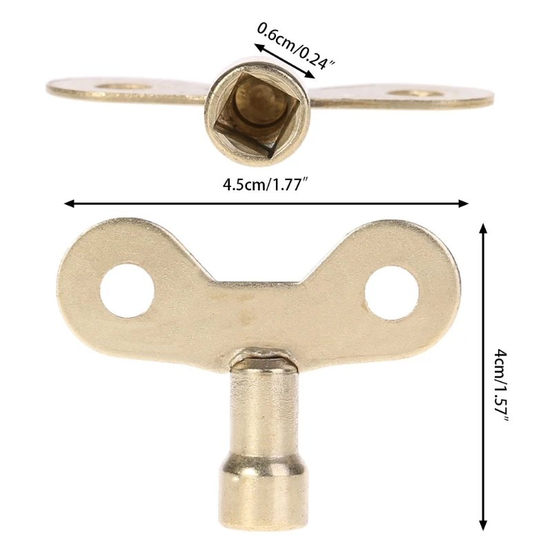 

Radiator Keys Plumbing Bleeding Key Solid Water Tap For Air Valve Plumbing Tool
