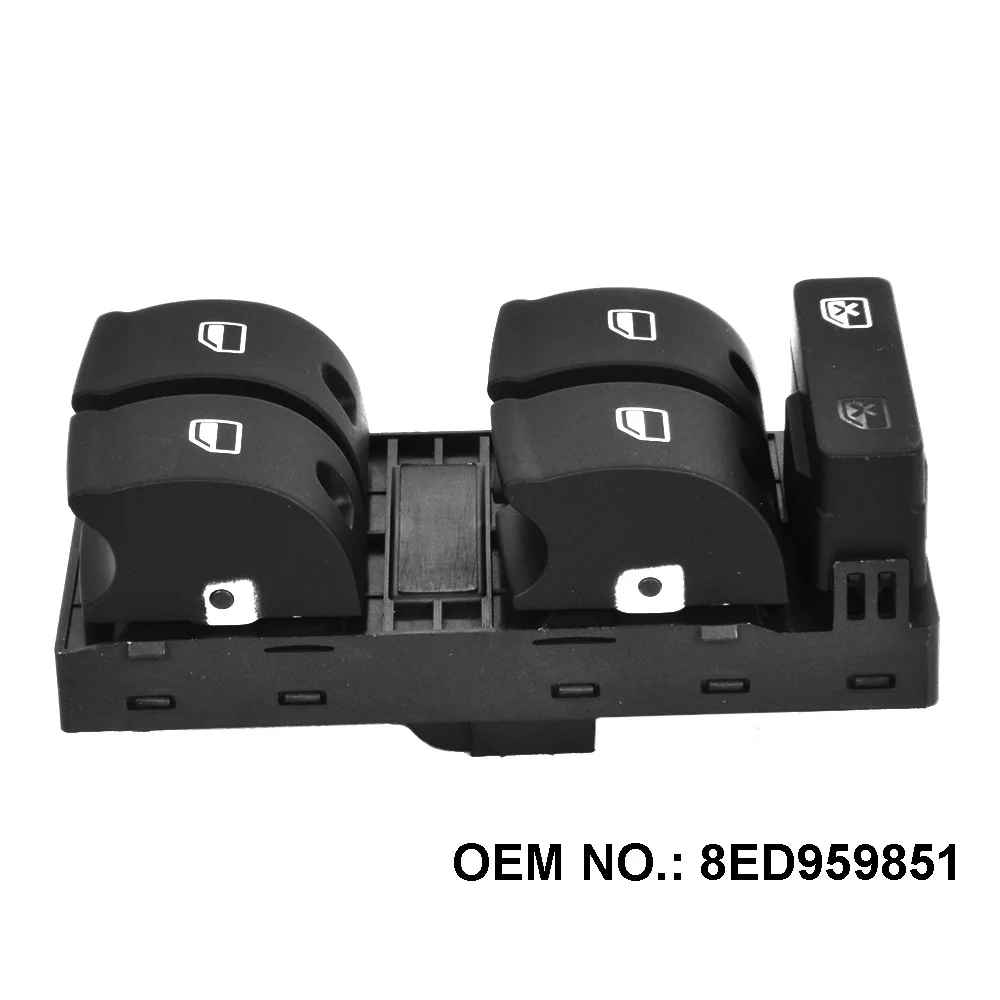 JEAZEA 8ED959851 8E0 959 851 8ED959851B Главная панель переключателя стеклоподъемника для Audi A4 B6 B7
