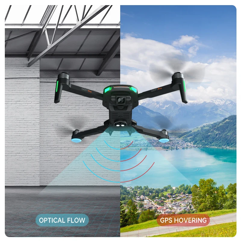 Дрон 4K gps складные Дроны с HD камерой Квадрокоптер Follow Me бесщеточный RC VS Hubson SG906 E520S ZEN K1 F11 PRO|Квадрокоптер