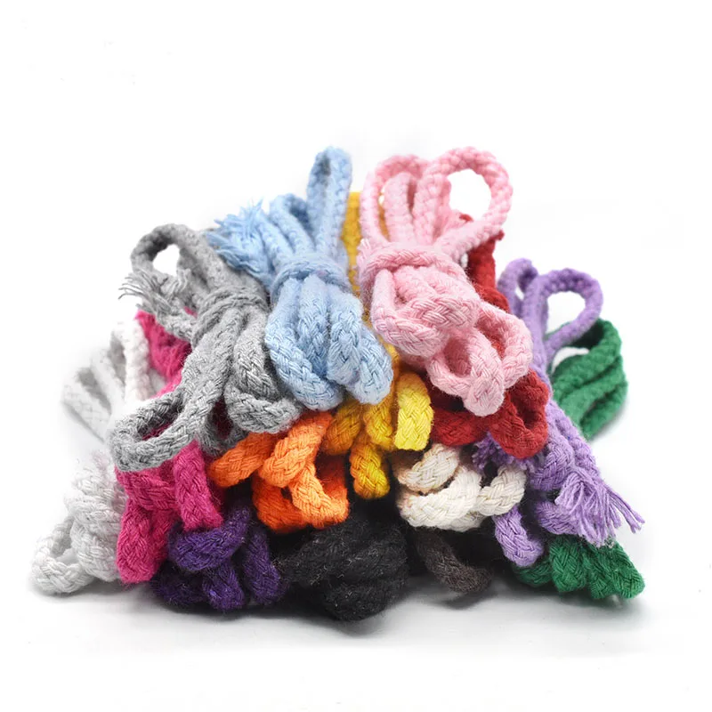 5 мм веревка из хлопка декоративная витая для украшения ручной работы шнур