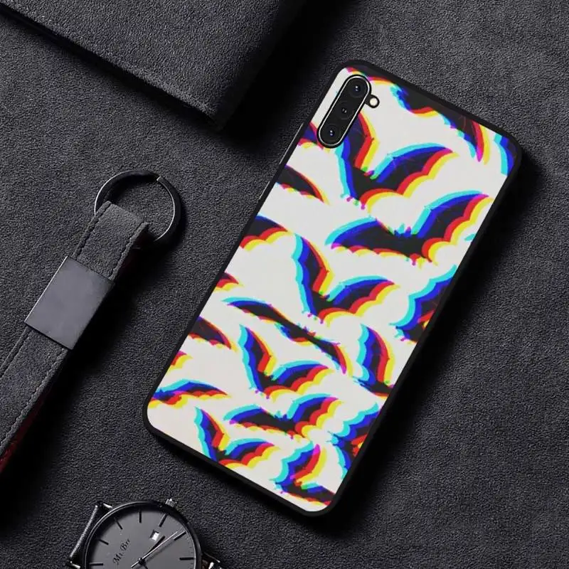

Bat Skeleton Halloween pattern horror Phone Case For Samsung galaxy A S note 6 7 8 9 10 20 30 50 51 70 edge plus lite