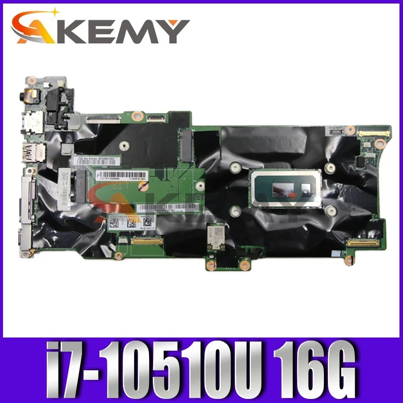 

for Lenovo ThinkPad X1 Carbon 8th X1 Yoga 5th Laptop Motherboard FX490 NM-B861 FRU;5B20W21741 5B20Z25550 CPU;I7 10510U 16G