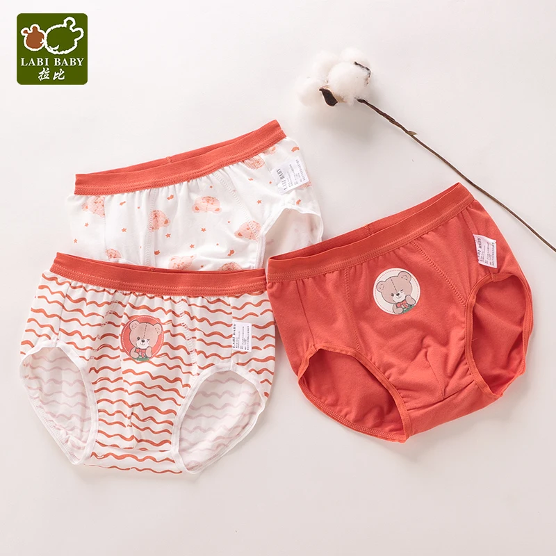LABIBABY/комплект из 3 предметов нижнее белье для малышей трусы маленьких мальчиков с
