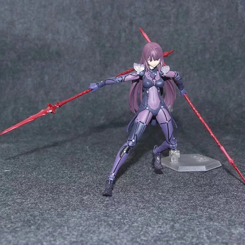 

Аниме 381 # Fate Grand Order Lancer Scathach ПВХ Figma fate экшн-фигурка Коллекционная модель игрушка