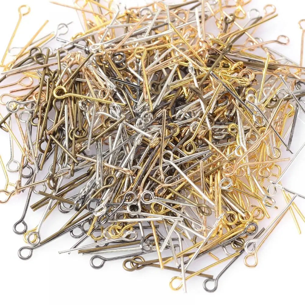 Классические булавки с глазком для изготовления ювелирных изделий 6 цветов 200