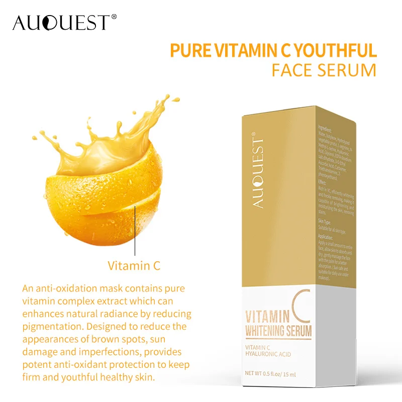 

AuQuest Slimming Patch for Sexy Body Moisturizing 24k Gold Essence & Whitening Skin Vitamin C Serum Beauty Product