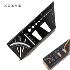 Многофункциональный транспортир из алюминиевого сплава, 45 градусов, 90 градусов