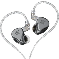 kz dq6 3dd dynamic driver microphone earphone bass hifi earbuds in ear wired headphone monitor noise cancelling sport headset