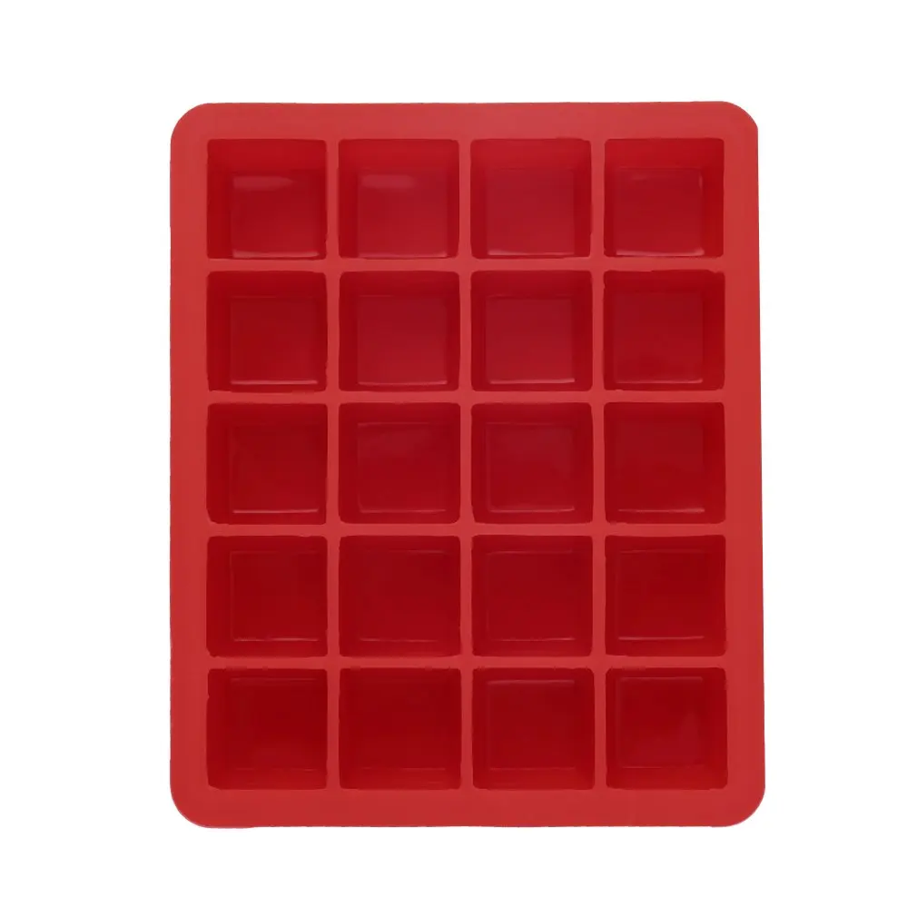 20 полости большой кубик льда Пудинг Желе производитель плесень лоток инструмент