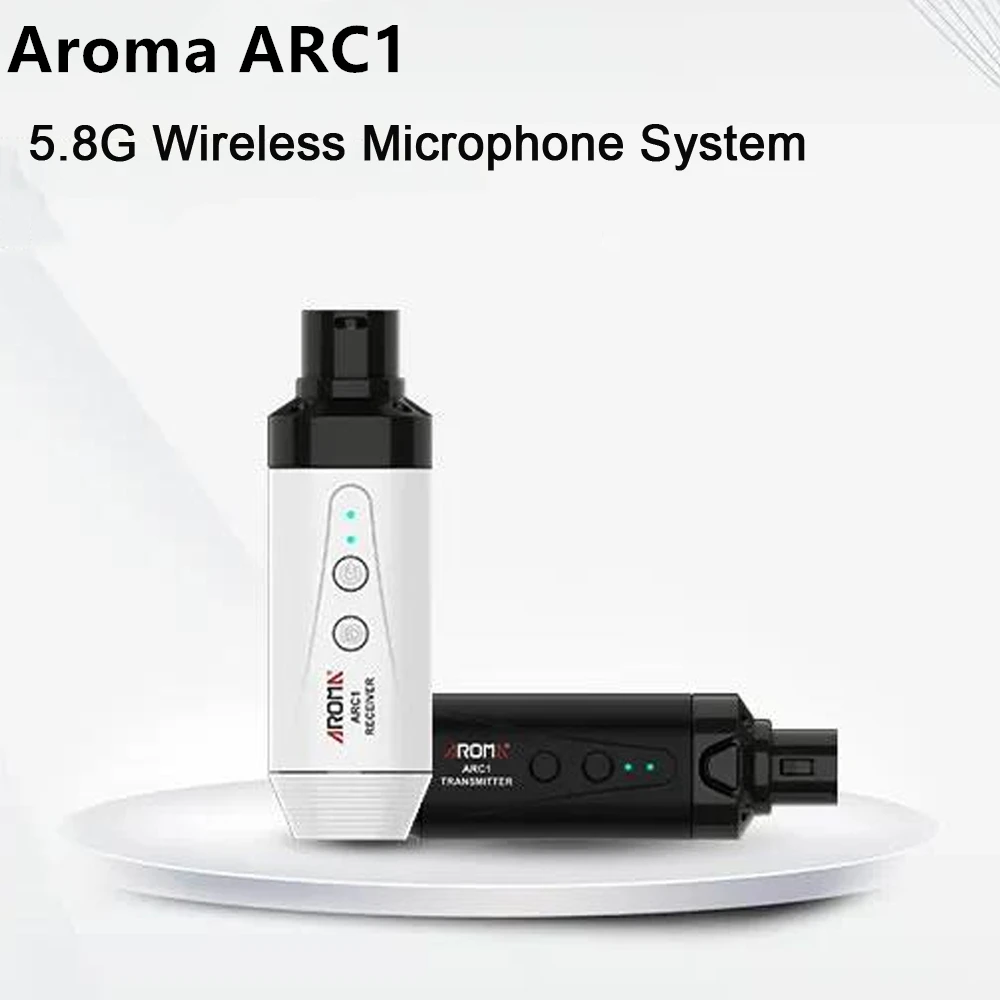 Аромат 5 8 ГГц Беспроводной микрофон Системы передача звукового сигнала 4 Каналы