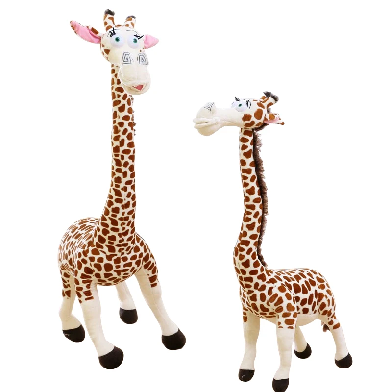 

Free Shipping 35CM Long Neck Giraffe Stuffed Plush Toy Madagascar 3 Cute Doll for Kids