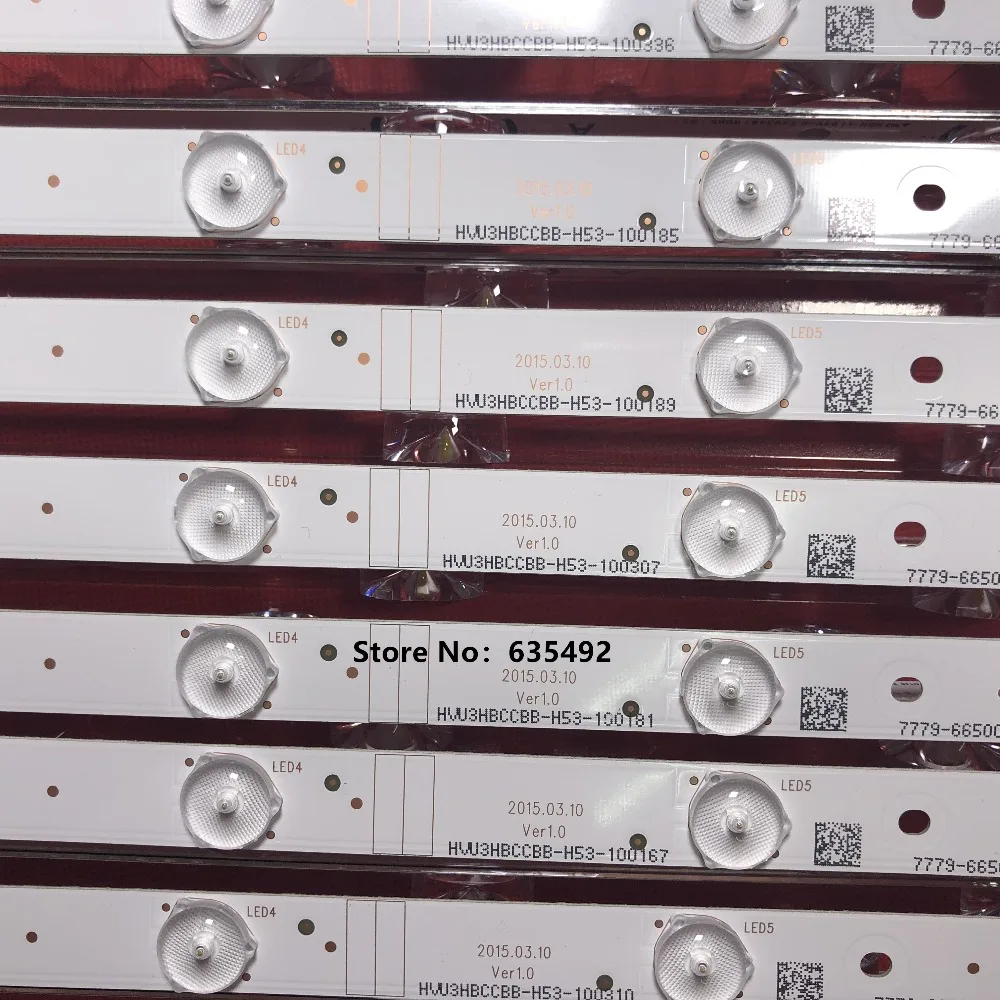 5 комплектов светодиодной ленты для подсветки 6 светодиодов 5835-W50002-2P00 5800-W50002-6P10 0P00