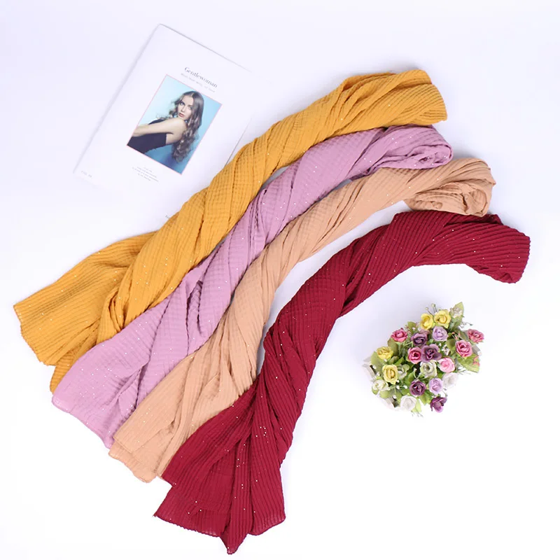 Мусульманская решетчатая шаль платок на голову шарф хиджаб исламский Рамадан