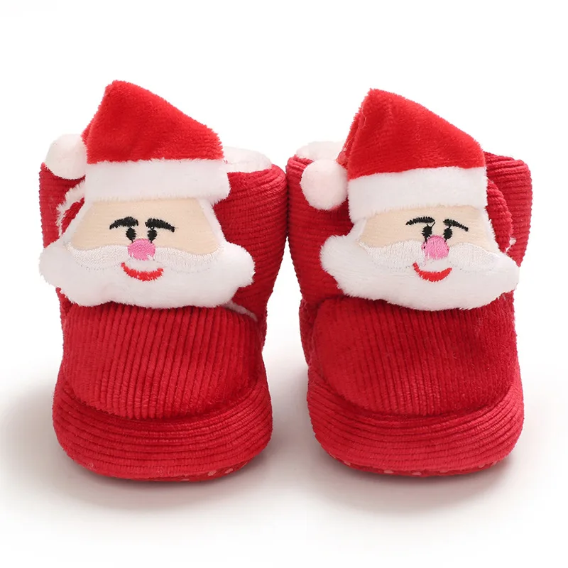 

Children Warm Soft Shoes Baby Toddler First Walkers Winter Baby Boys Girls Shoes Plush Soft Sole Cute Cartoon Kids Animal Shoes