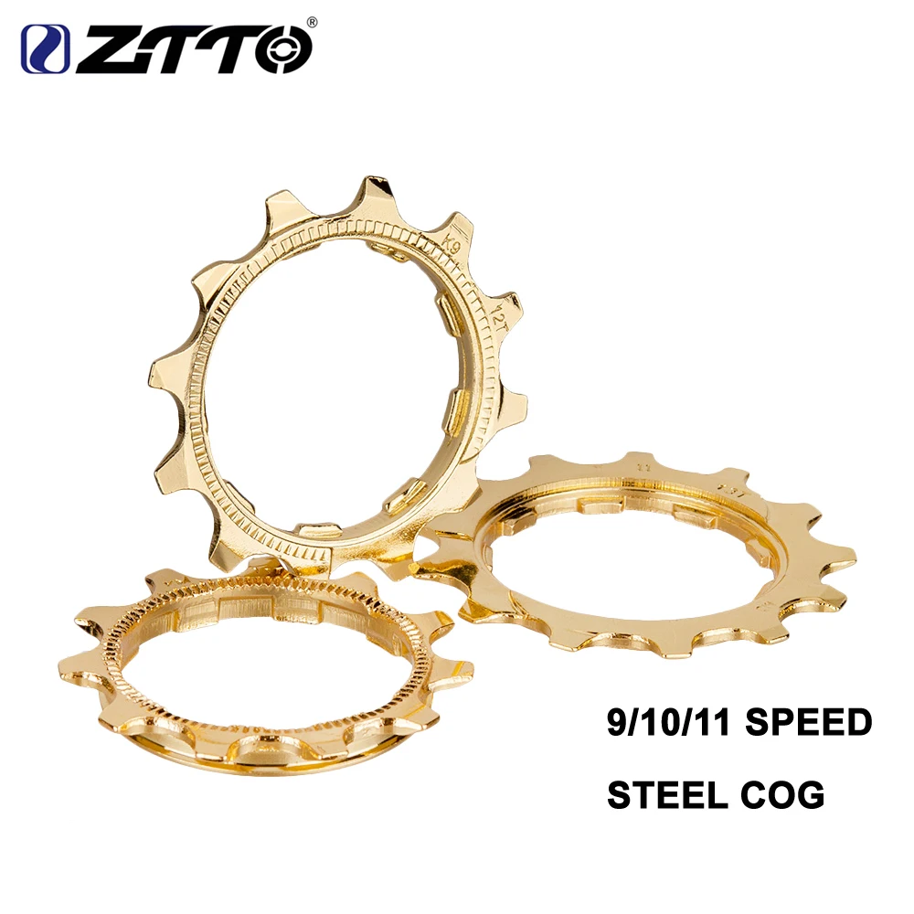 Кассета для горного и шоссейного велосипеда золото Cog 9 10 11 скоростей 11T 12T 13T Cogs