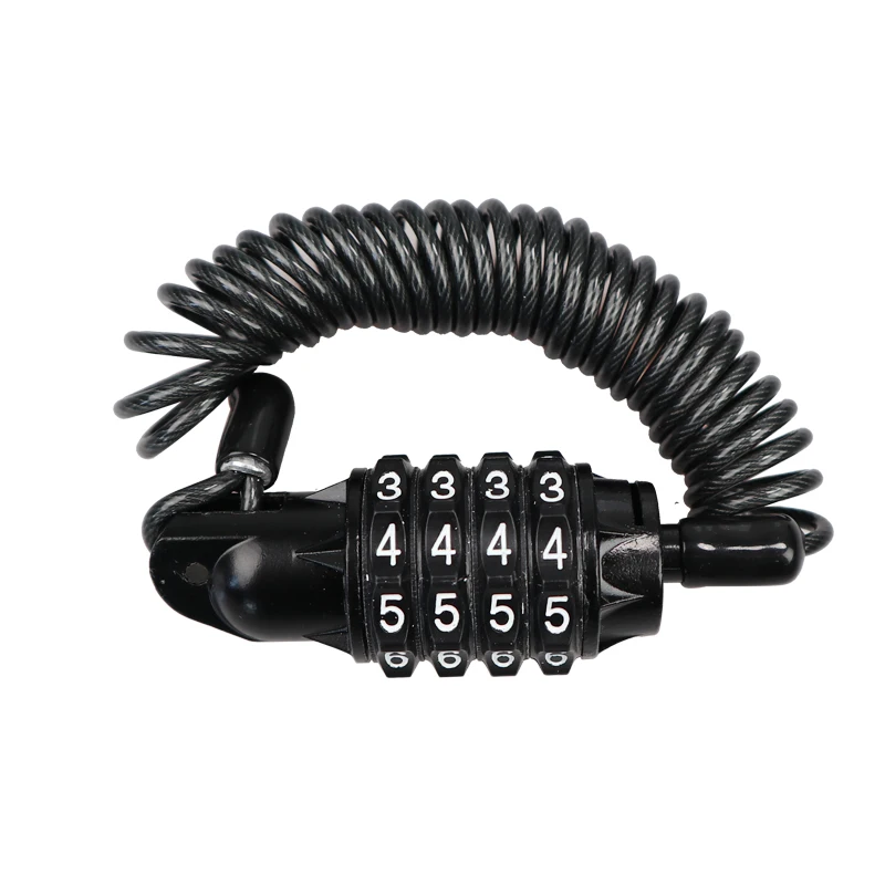 Велосипедный замок Многофункциональный проводной с паролем защита от кражи для