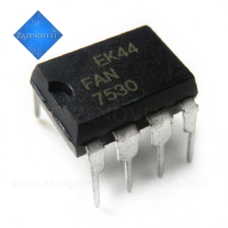 1 шт./лот FAN7530 Вентилятор 7530 DIP 8 в наличии|Интегральные схемы| |