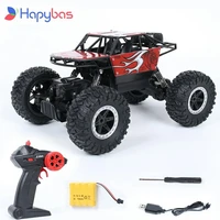 2 4ghz four wheel drive rc car toy off road vehicle mountain big foot remote control car alloy climbing car childrens toy